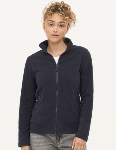 SOL-02094-Womens Plain Fleece Jacket Norman